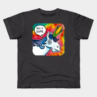 UniCORN, get it? Har har. This is dumb. Kids T-Shirt